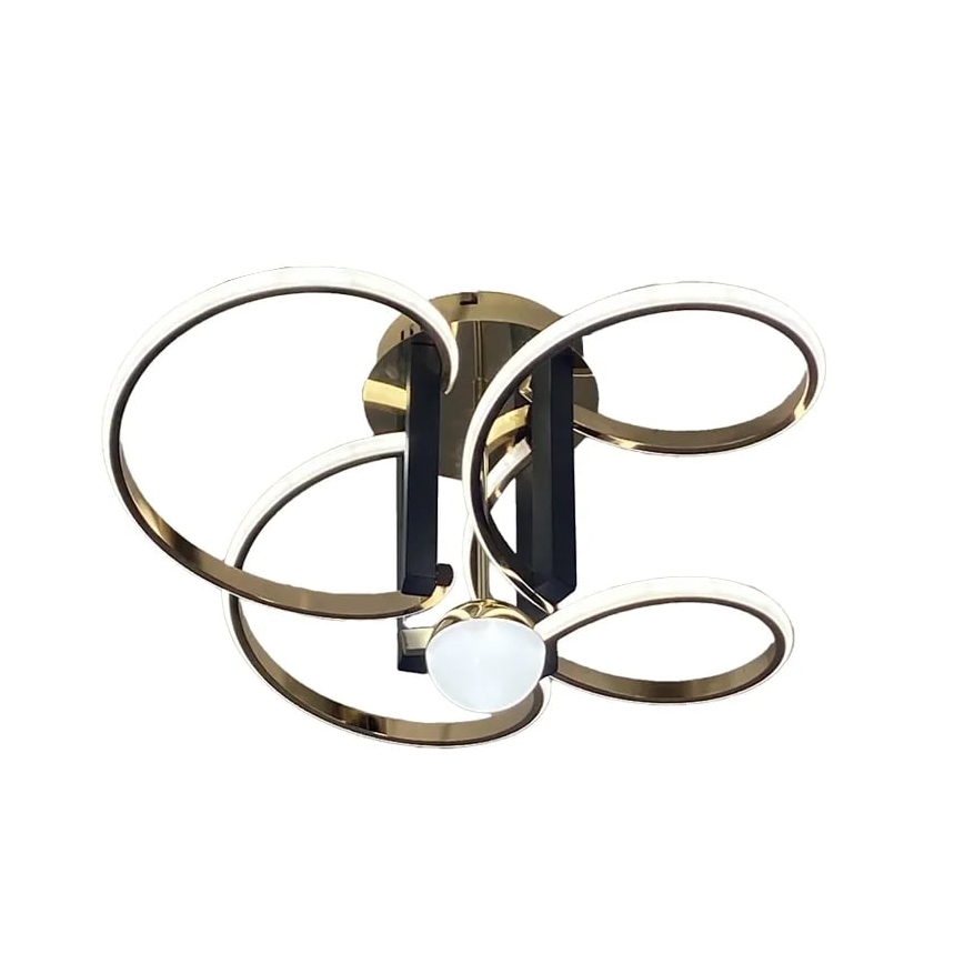 Dimbar LED ytmonterad ljuskrona LED/80W/230V 3000-6500K + fjärrkontroll