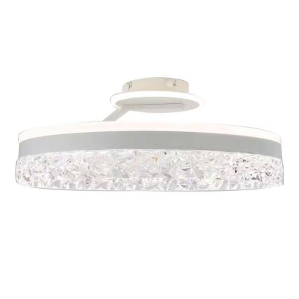 Dimbar LED ytmonterad ljuskrona LED/86W/230V 3000-6500K vit + fjärrkontroll