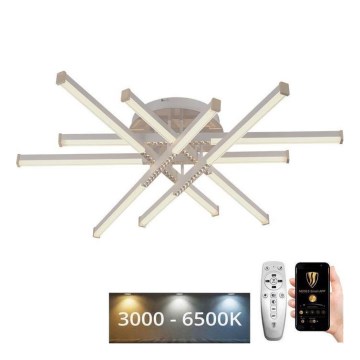 Dimbar LED ytmonterad ljuskrona LED/90W/230V 3000-6500K + fjärrkontroll