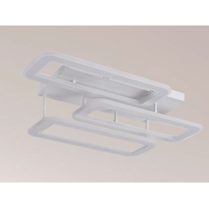 Dimbar LED ytmonterad ljuskrona LED/90W/230V 3000-6500K + fjärrkontroll