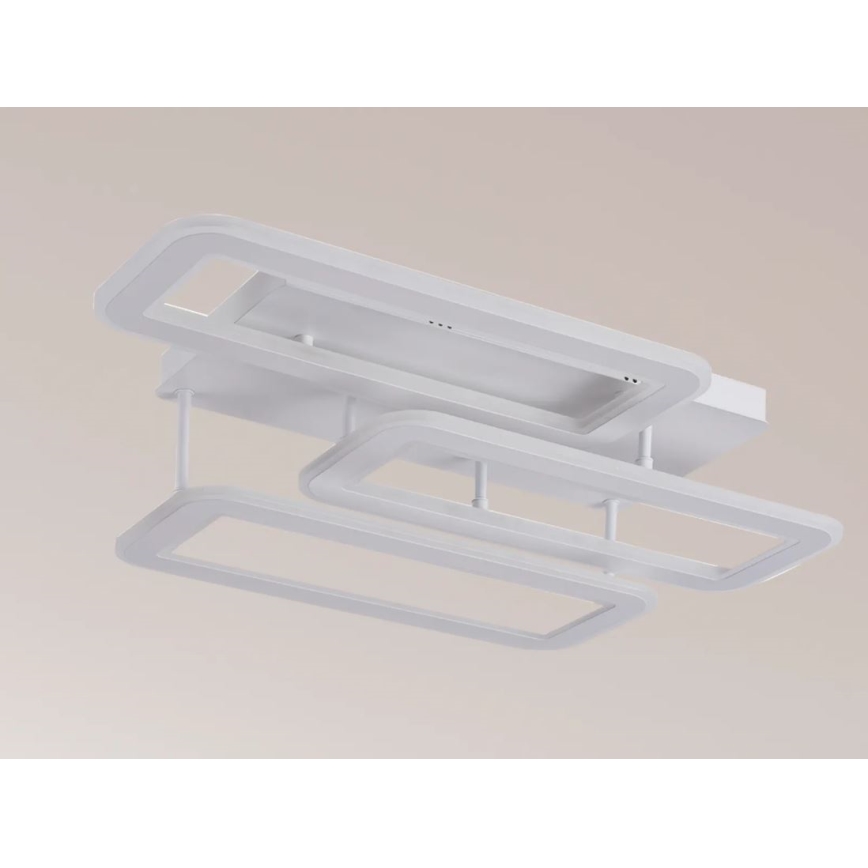 Dimbar LED ytmonterad ljuskrona LED/90W/230V 3000-6500K + fjärrkontroll