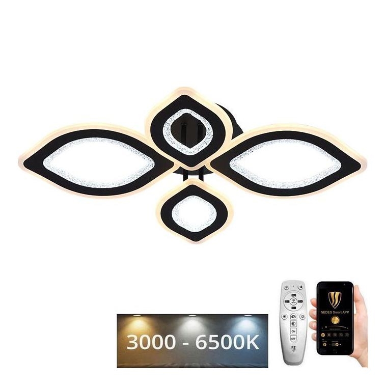 Dimbar LED ytmonterad ljuskrona LED/95W/230V 3000-6500K + fjärrkontroll