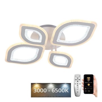 Dimbar LED ytmonterad ljuskrona LED/95W/230V 3000-6500K + fjärrkontroll