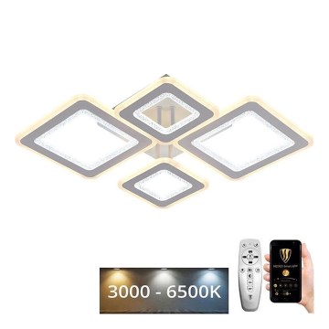 Dimbar LED ytmonterad ljuskrona LED/95W/230V 3000-6500K + fjärrkontroll