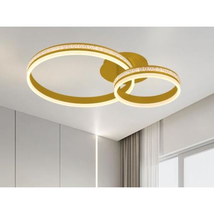 Dimbar LED-ytmonterad taklampa, 110 W, 230 V, 3000–6500 K – med fjärrkontroll