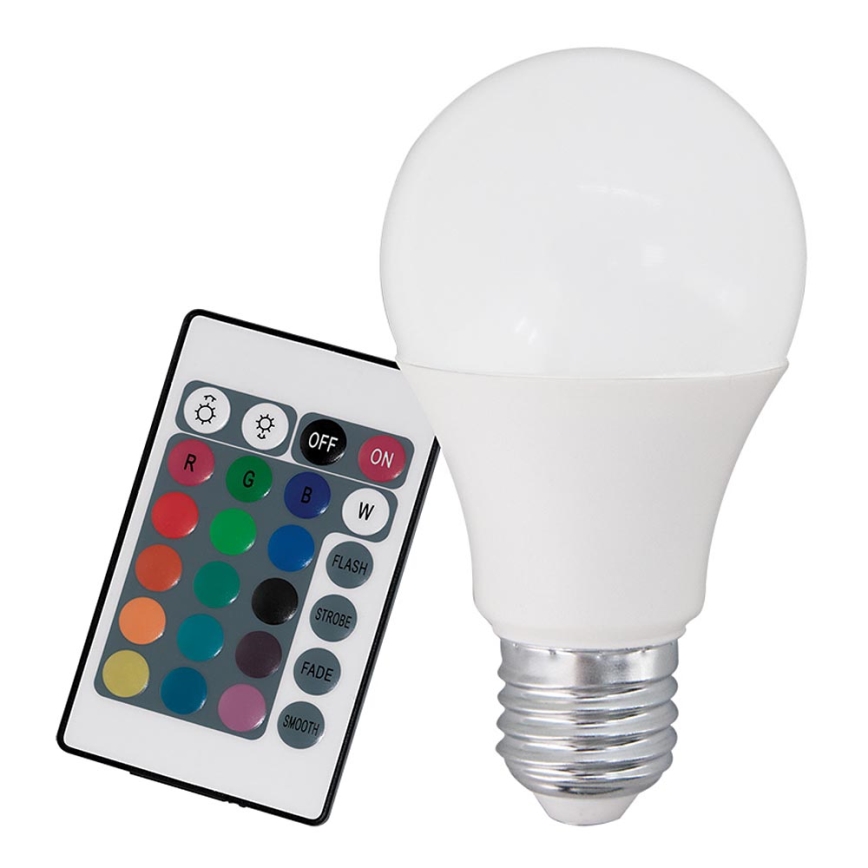 Dimbar RGB LED-lampa A60 E27/6W/230V 3000K - Eglo 10899