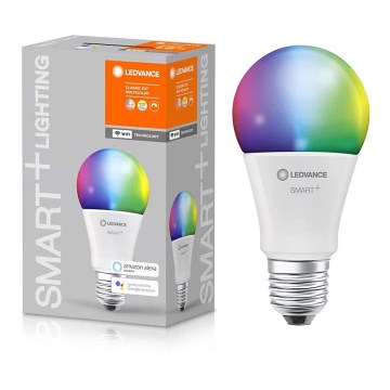Dimbar RGBW LED-lampa SMART+ E27/9,5W/230V 2700K-6500K - Ledvance
