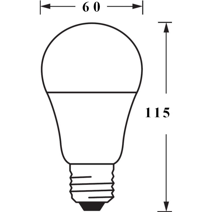Dimbar RGBW LED-lampa SMART+ E27/9,5W/230V 2700K-6500K - Ledvance