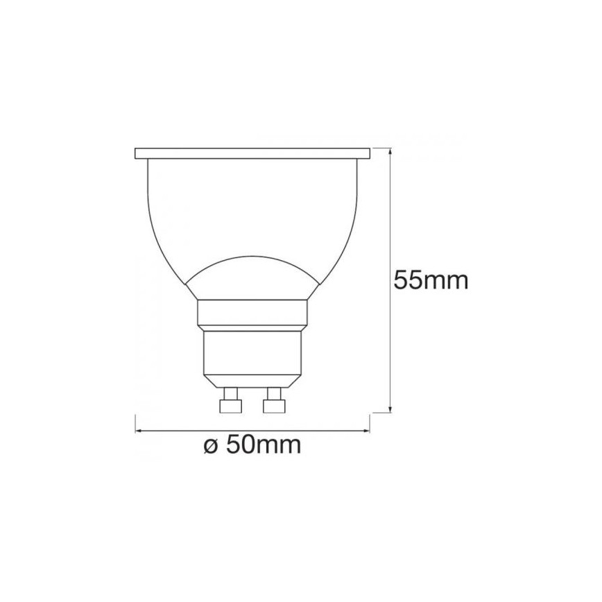 Dimbar RGBW LED-lampa SMART+ GU10/5W/230V 2700K-6500K - Ledvance