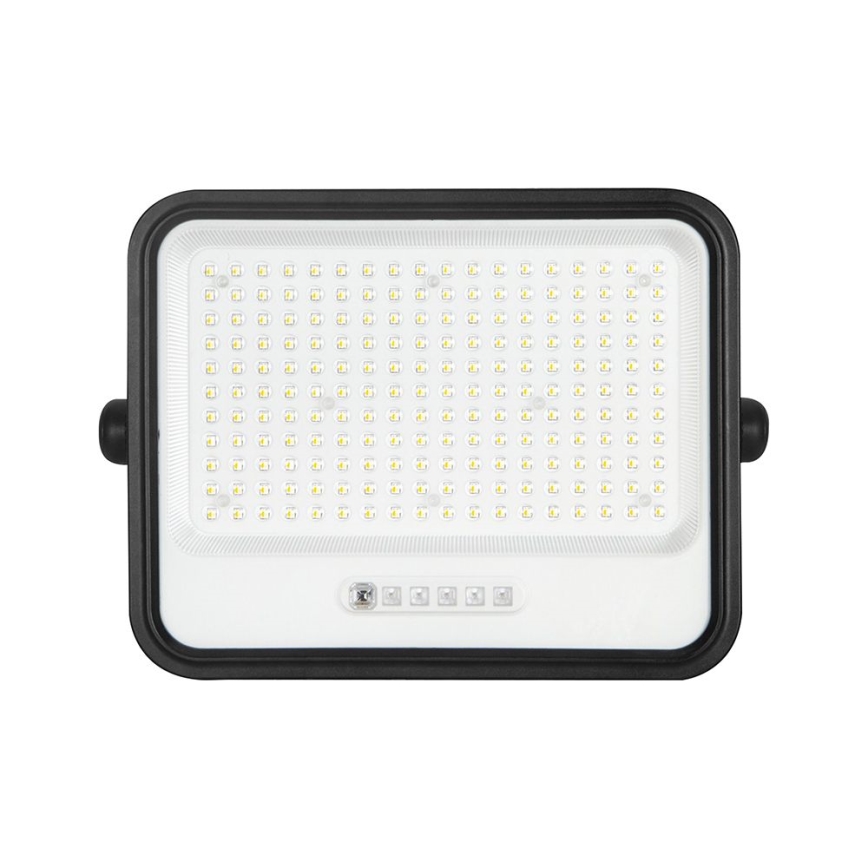 Dimbar LED-solcellsreflektor LED/400W/3,2V 2000-8000K IP65 20000 mAh svart + fjärrkontroll