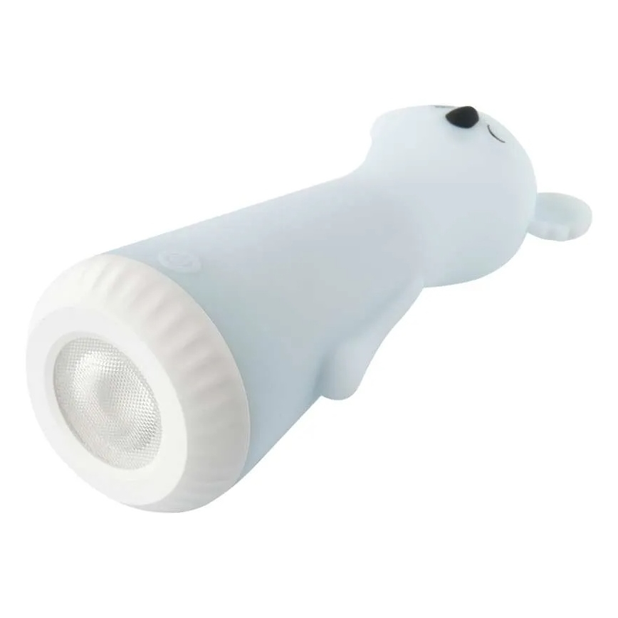 Dimbar uppladdningsbar LED-ficklampa för barn, 3,7 V, 1200 mAh