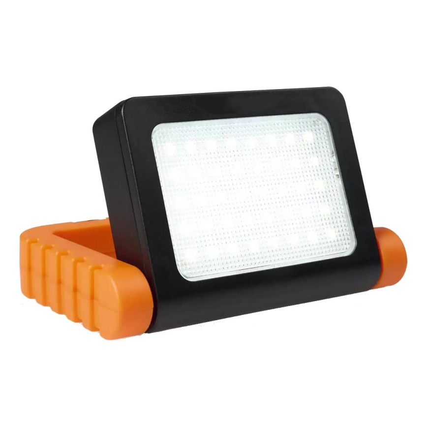 Dimbart LED-solcellsreflektor 10W/5V USB 6500K IP44 1800 mAh