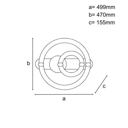 Dimbart LED-takarmatur 120W/230V 3000-6500K + fjärrkontroll