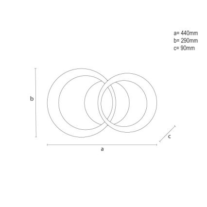 Dimbart LED-takarmatur, 35 W, 230 V, 3000–6500 K – inklusive fjärrkontroll