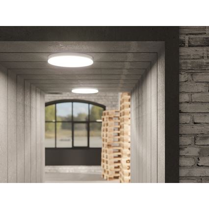 Dimbar LED takarmatur för badrum LED/30W/230V 3000/4000/5000K Ø 38 cm IP54