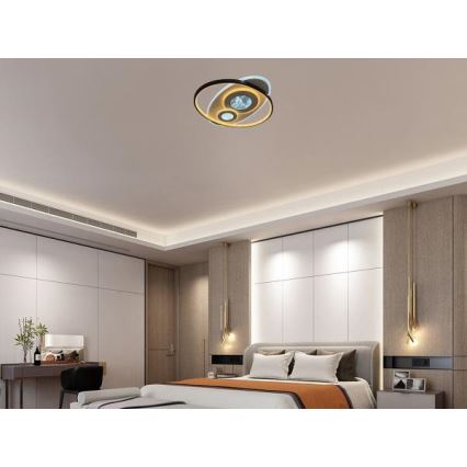 Dimbart LED-takarmatur LED/105W/230V 3000-6500K + fjärrkontroll