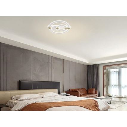 Dimbart LED-takarmatur LED/120W/230V 3000-6500K + fjärrkontroll