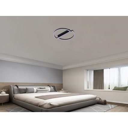 Dimbart LED-takarmatur LED/55W/230V 3000-6500K + fjärrkontroll