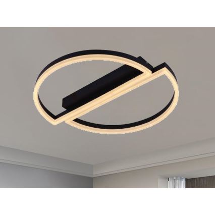 Dimbart LED-takarmatur LED/55W/230V 3000-6500K + fjärrkontroll