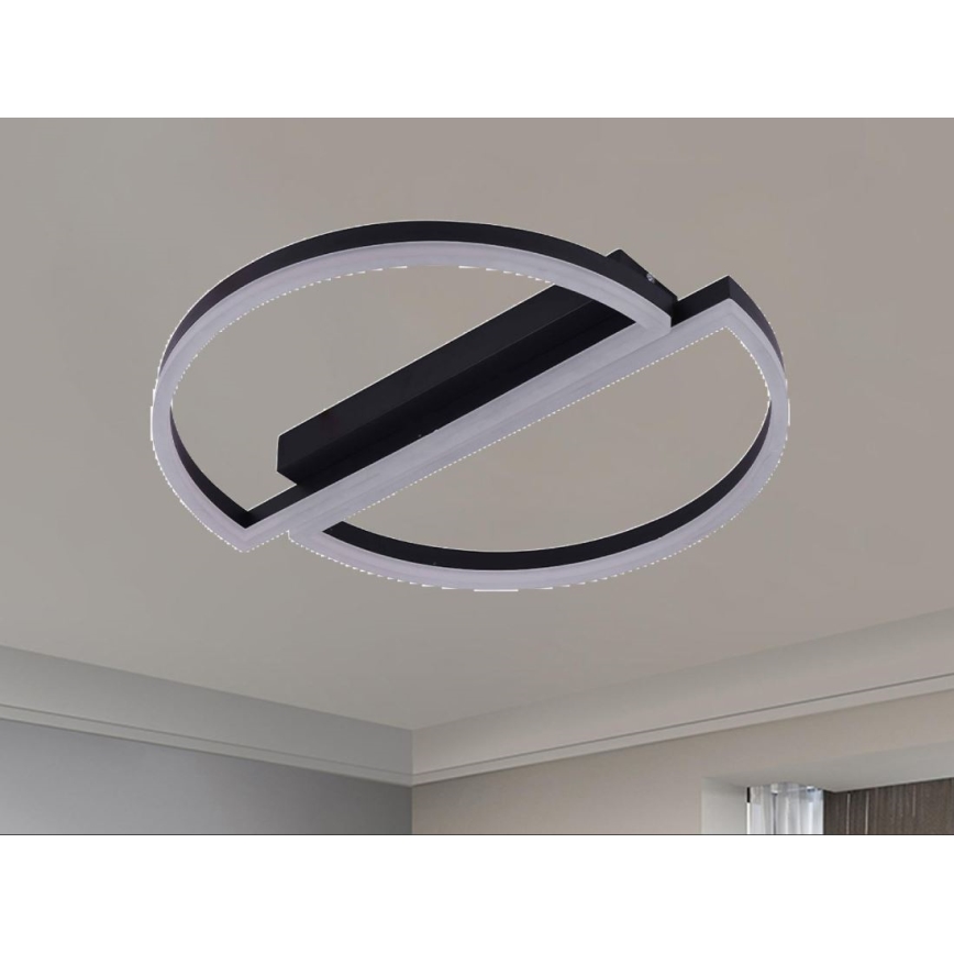 Dimbart LED-takarmatur LED/55W/230V 3000-6500K + fjärrkontroll