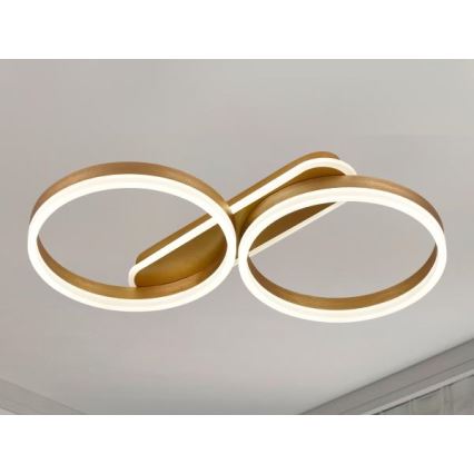 Dimbart LED-takarmatur LED/60W/230V 3000-6500K + fjärrkontroll