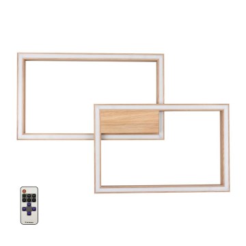 Dimbart LED-takarmatur RAMME LED/48W/230V matt ek + fjärrkontroll