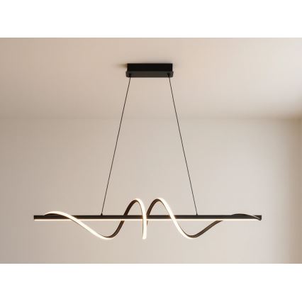 Dimmbar LED-hänglampa med vajer LED/50W/230V 3000-6500K 100 cm + fjärrkontroll