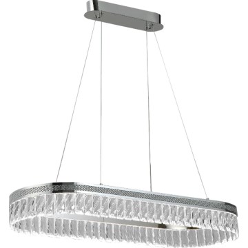 Dimmbar LED-kristallkrona med vajer THALIA LED/50W/230V 3000-6000K + fjärrkontroll