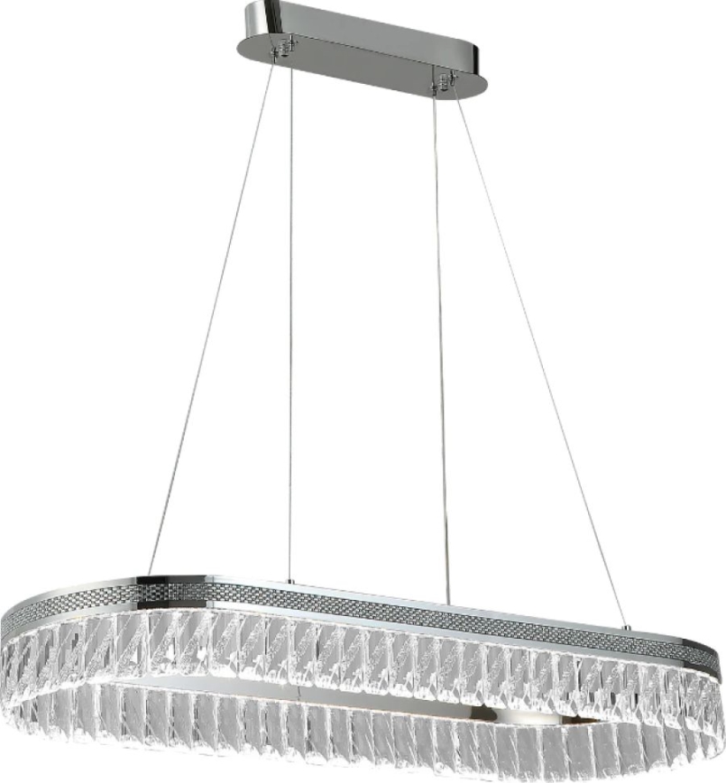 Dimmbar LED-kristallkrona med vajer THALIA LED/50W/230V 3000-6000K + fjärrkontroll