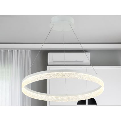Dimbart LED-pendellampa ALIANZ LED/60W/230V 3000-6000K Ø 80 cm + fjärrkontroll