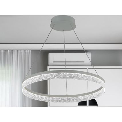 Dimbart LED-pendellampa ALIANZ LED/60W/230V 3000-6000K Ø 80 cm + fjärrkontroll