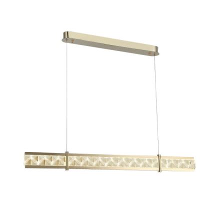 Dimbar LED-kristallkrona på vajer ENRIQUE LED/20W//230V 3000-6000K + fjärrkontroll