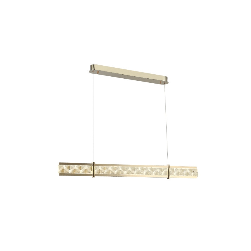 Dimbar LED-kristallkrona på vajer ENRIQUE LED/20W//230V 3000-6000K + fjärrkontroll