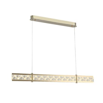 Dimbar LED-kristallkrona på vajer ENRIQUE LED/20W//230V 3000-6000K + fjärrkontroll