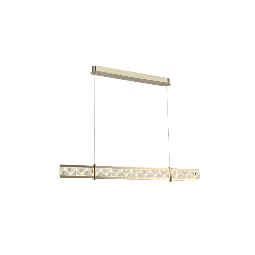 Dimbar LED-kristallkrona på vajer ENRIQUE LED/20W//230V 3000-6000K + fjärrkontroll
