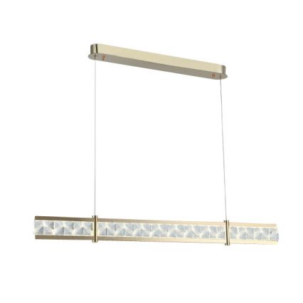 Dimbar LED-kristallkrona på vajer ENRIQUE LED/20W//230V 3000-6000K + fjärrkontroll
