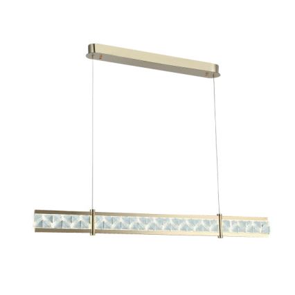 Dimbar LED-kristallkrona på vajer ENRIQUE LED/20W//230V 3000-6000K + fjärrkontroll