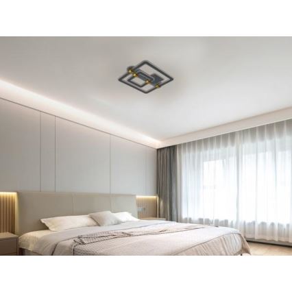 Dimmbar LED-takarmatur LED/140W/230V 3000-6500K + fjärrkontroll
