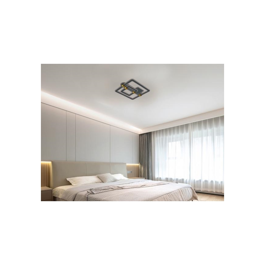 Dimmbar LED-takarmatur LED/140W/230V 3000-6500K + fjärrkontroll
