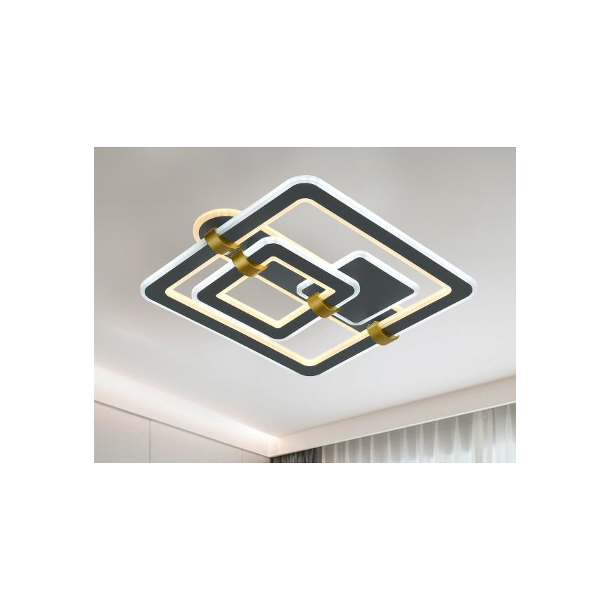 Dimmbar LED-takarmatur LED/140W/230V 3000-6500K + fjärrkontroll