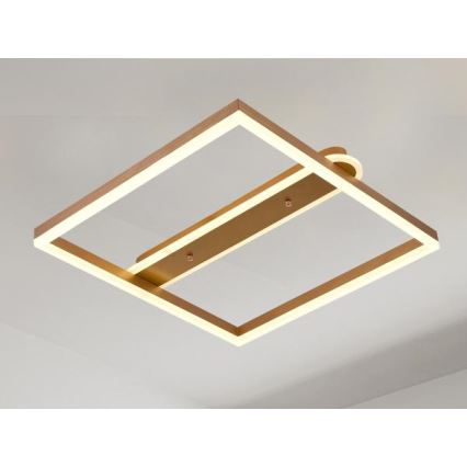Dimmbar LED-taklampa 60W/230V 3000-6500K med fjärrkontroll