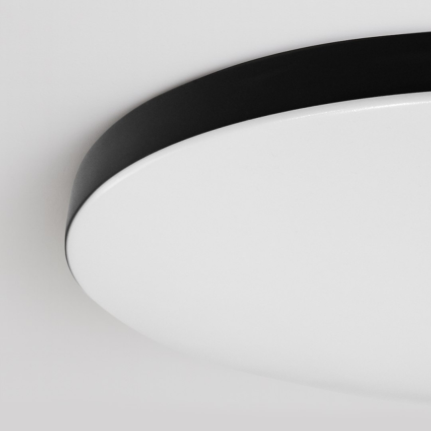 Dimbbar LED-taklampa SIENA LED/80W/230V 3000-6000K Ø 75 cm svart + fjärrkontroll