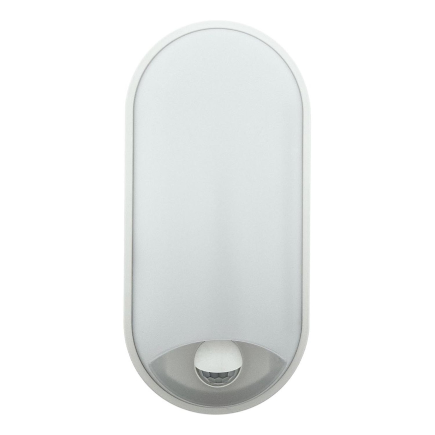 Dimmbar LED-utomhusvägglampa med rörelsesensor LED/12/15/18W/230V 3000K/4000K/6500K IP65 svart/vit