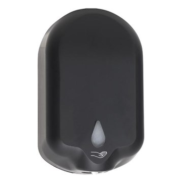 Dispenser för desinfektionsmedel 14x23,5 cm, svart
