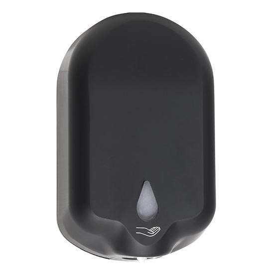 Dispenser för desinfektionsmedel 14x23,5 cm, svart