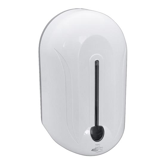 Dispenser för desinfektionsmedel 14x23,5 cm vit