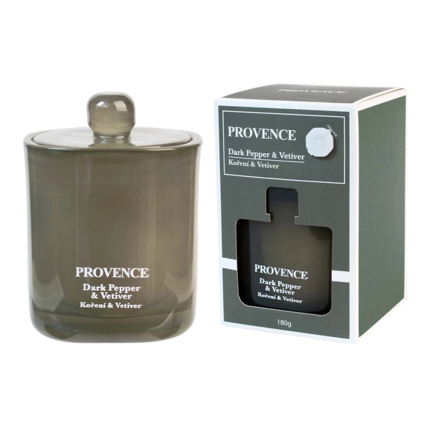 Doftljus DARK PEPPER VETIVER 180g 25 timmar