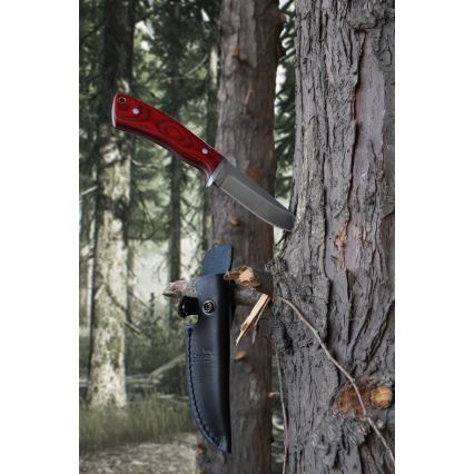 Dolk med lädermantverk 21 cm