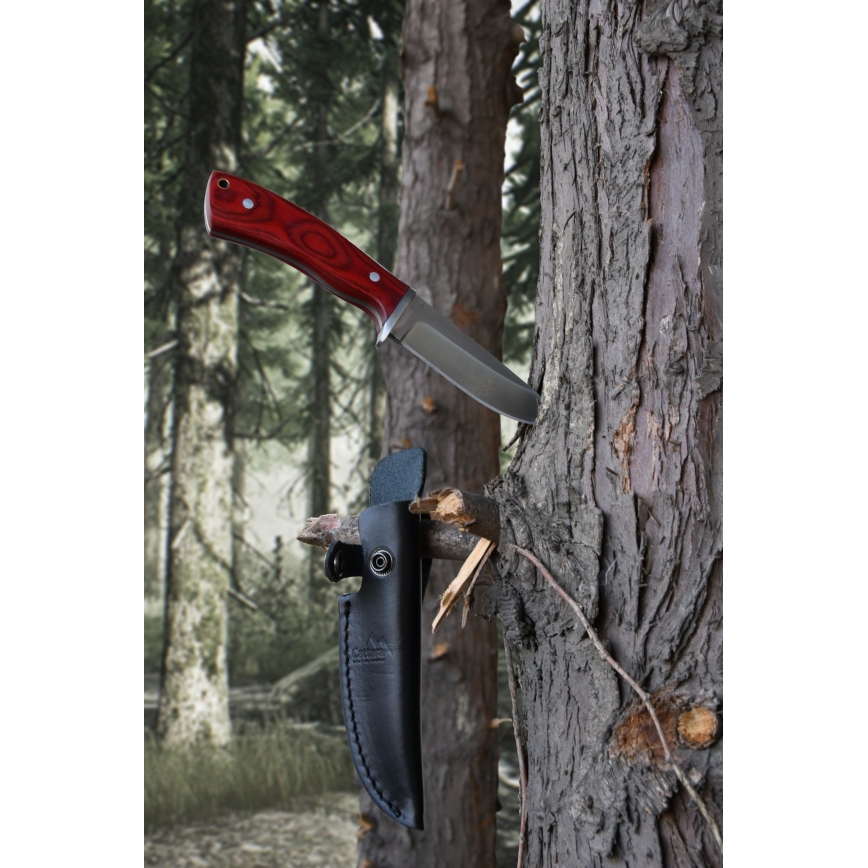 Dolk med lädermantverk 21 cm