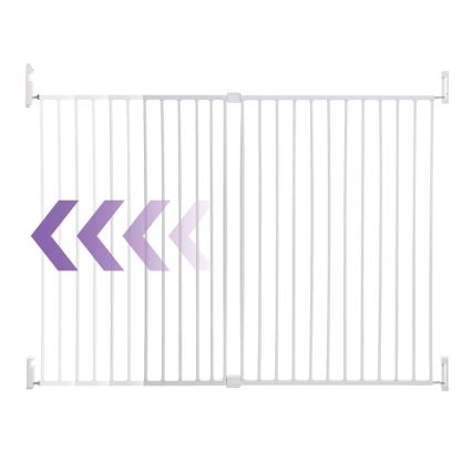 Dreambaby - Säkerhetsgrind BROADWAY 76-134,5 cm vit